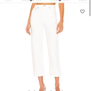 Levis Ribcage Straight Ankle in Cloud Over